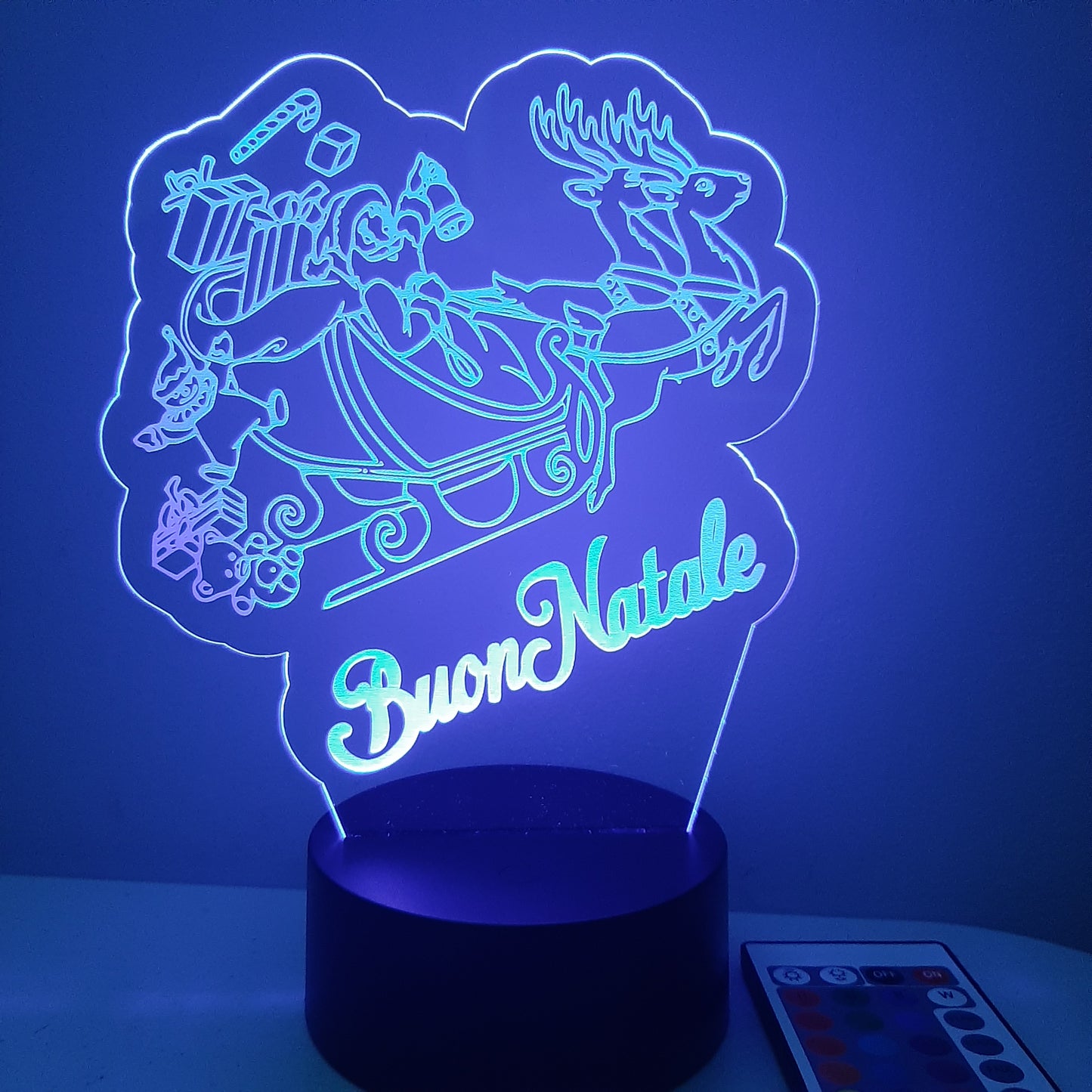 Christmas Santa LED Light Sign