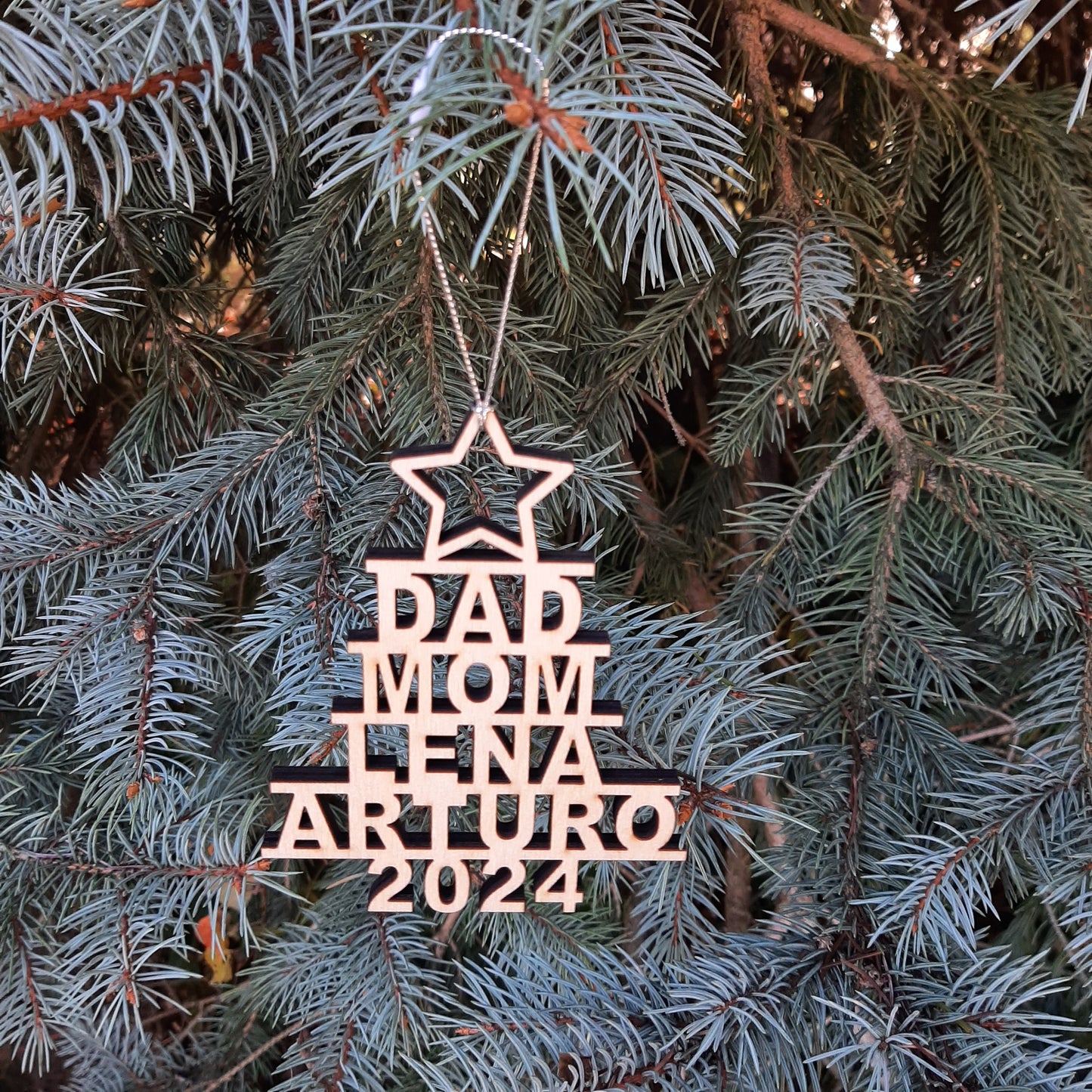 Christmas Tree Family Ornament
