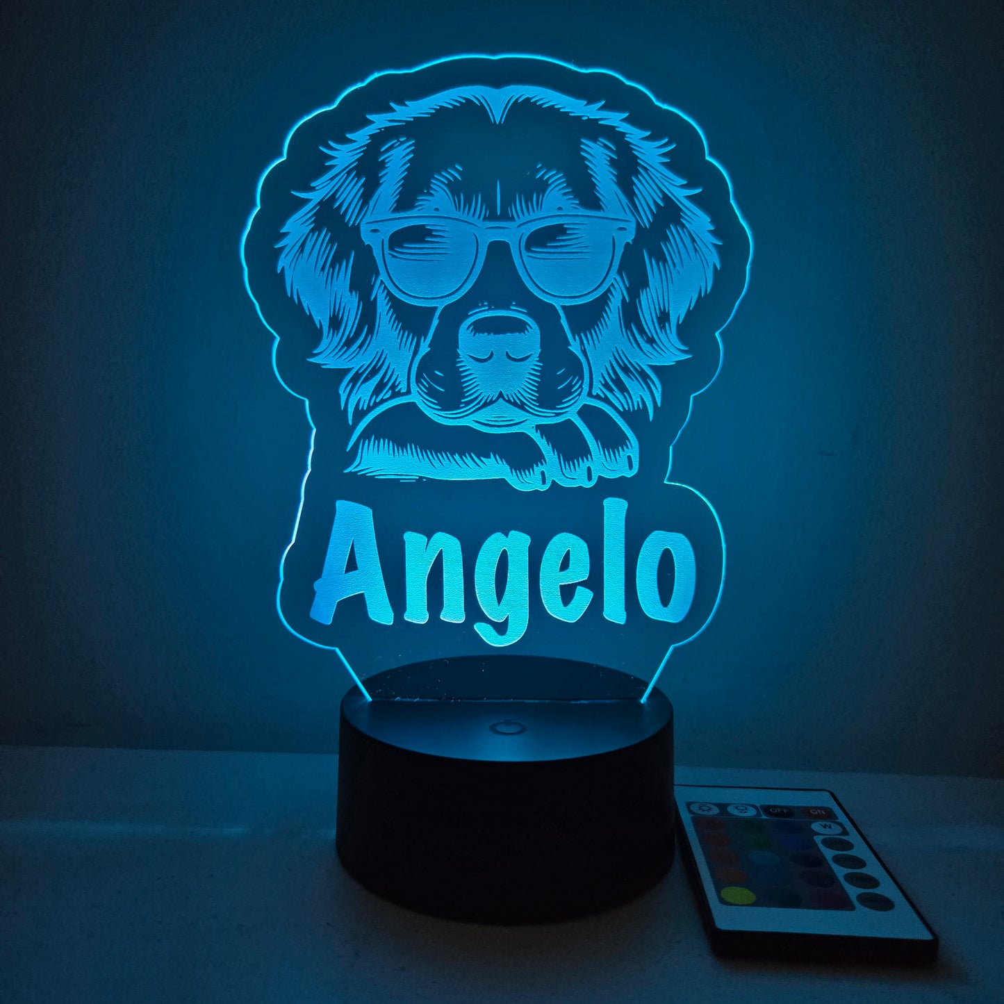 Personalized Dog LED Night Light Sign