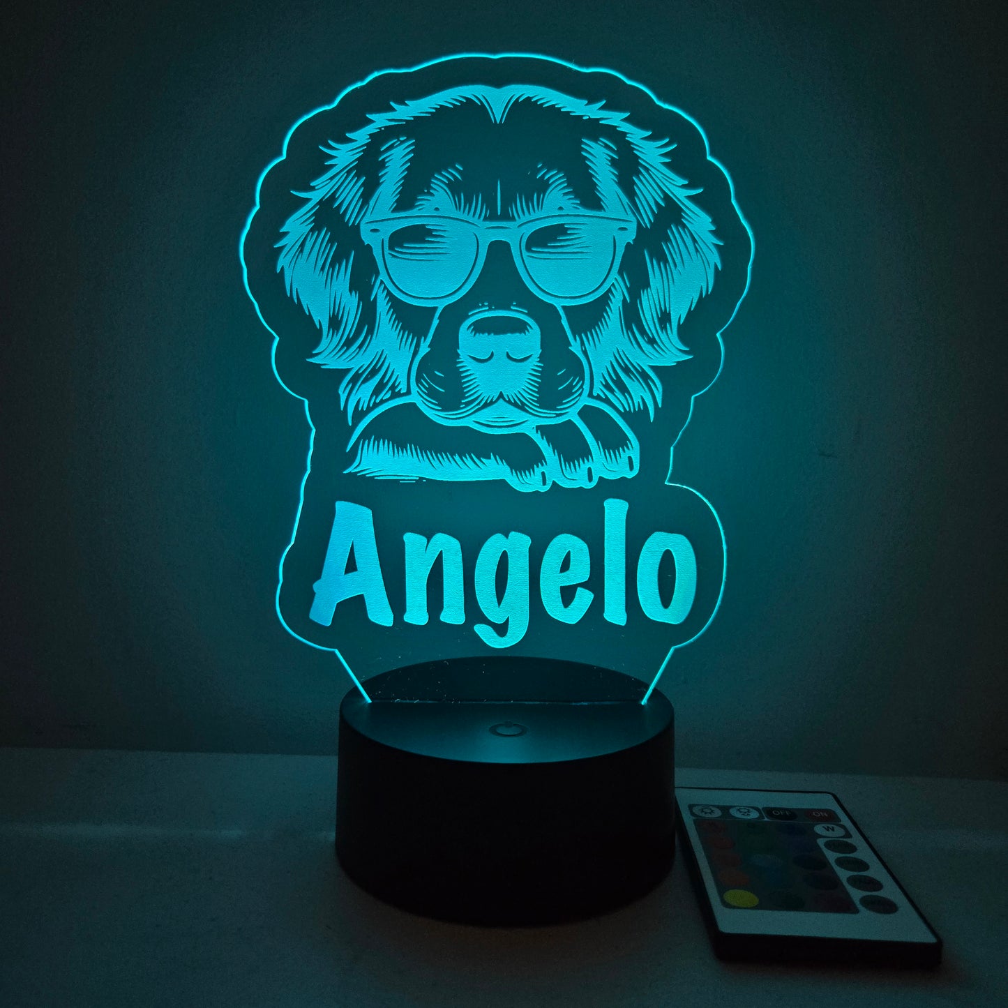Personalized Dog LED Night Light Sign