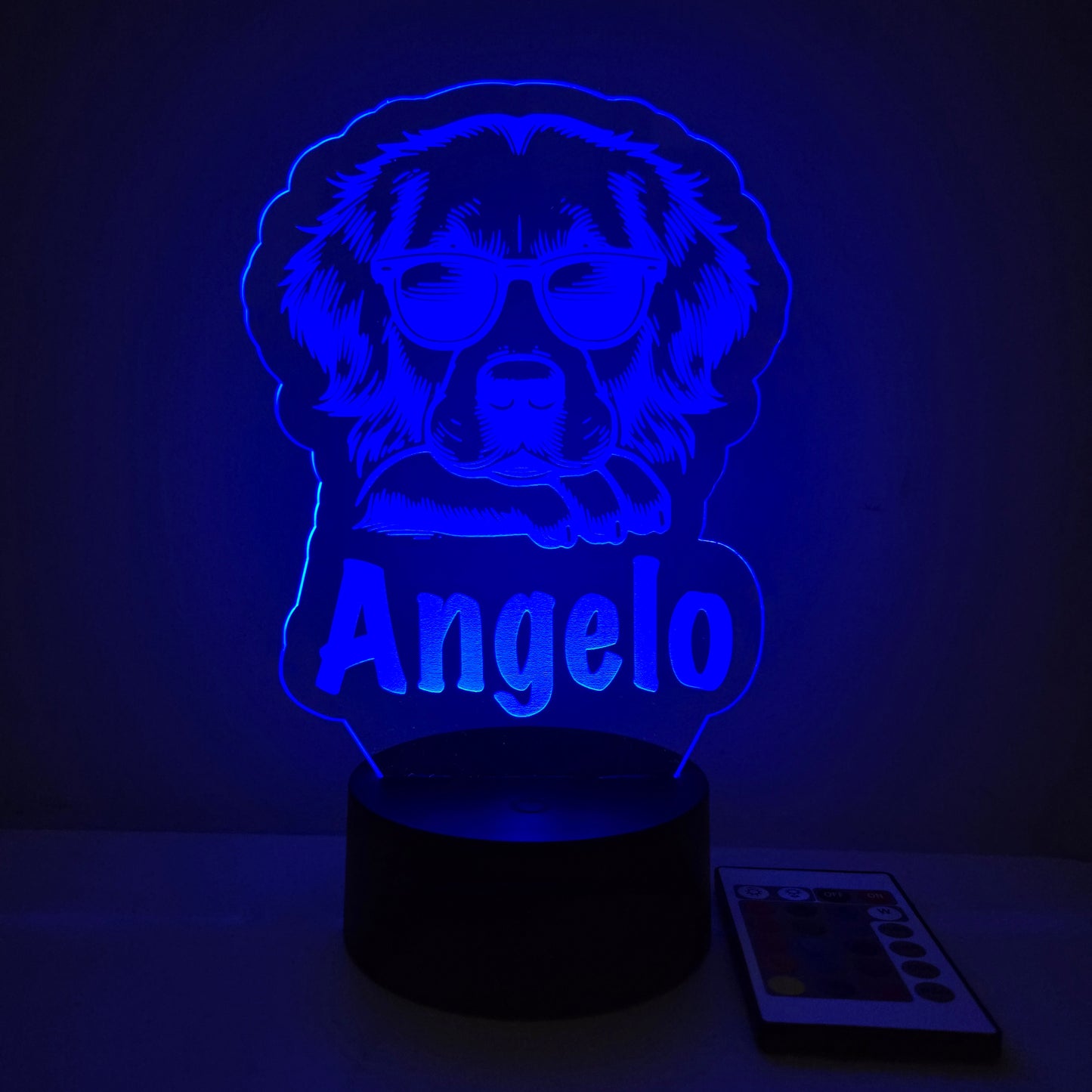 Personalized Dog LED Night Light Sign