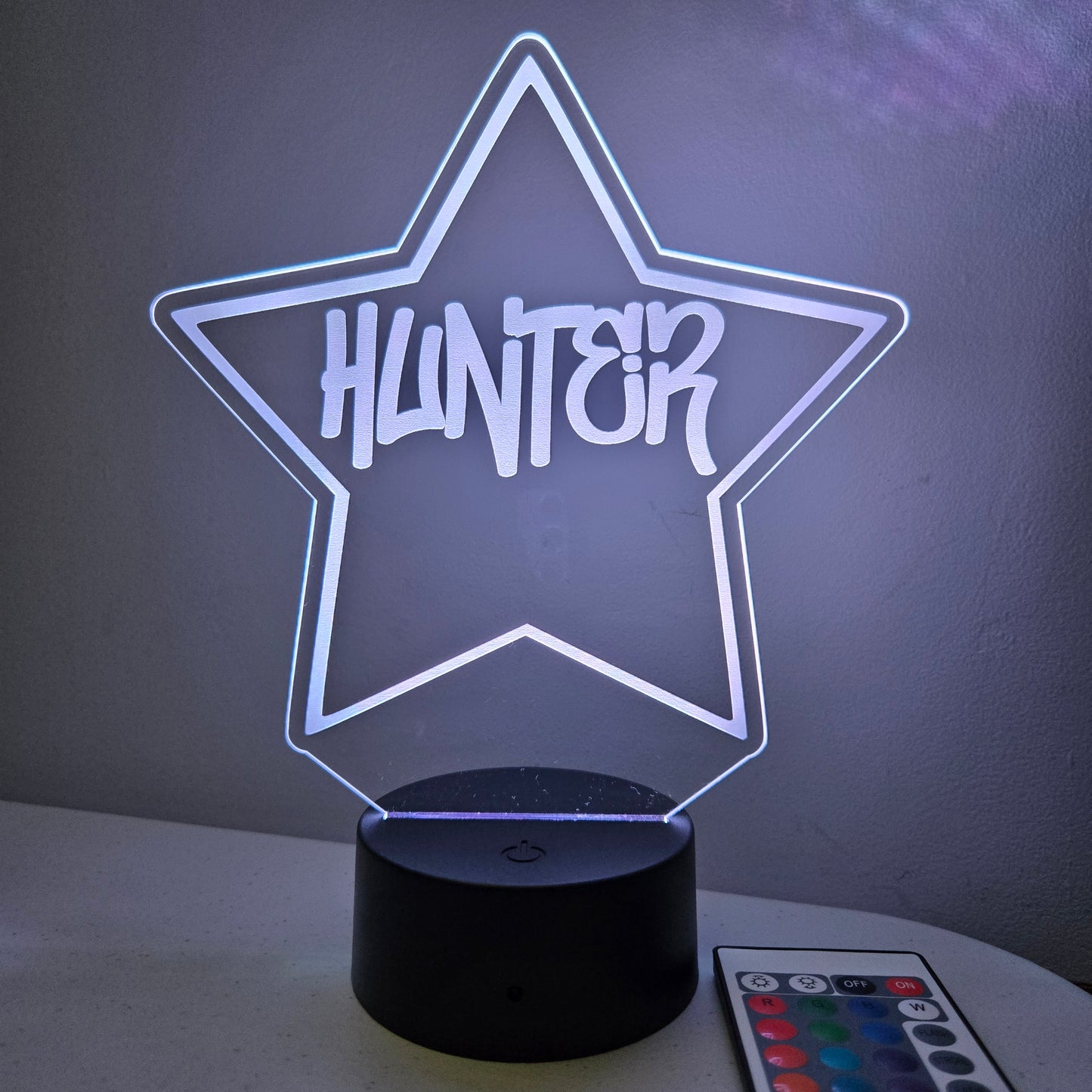 Personalized STAR Name LED Night Light Sign