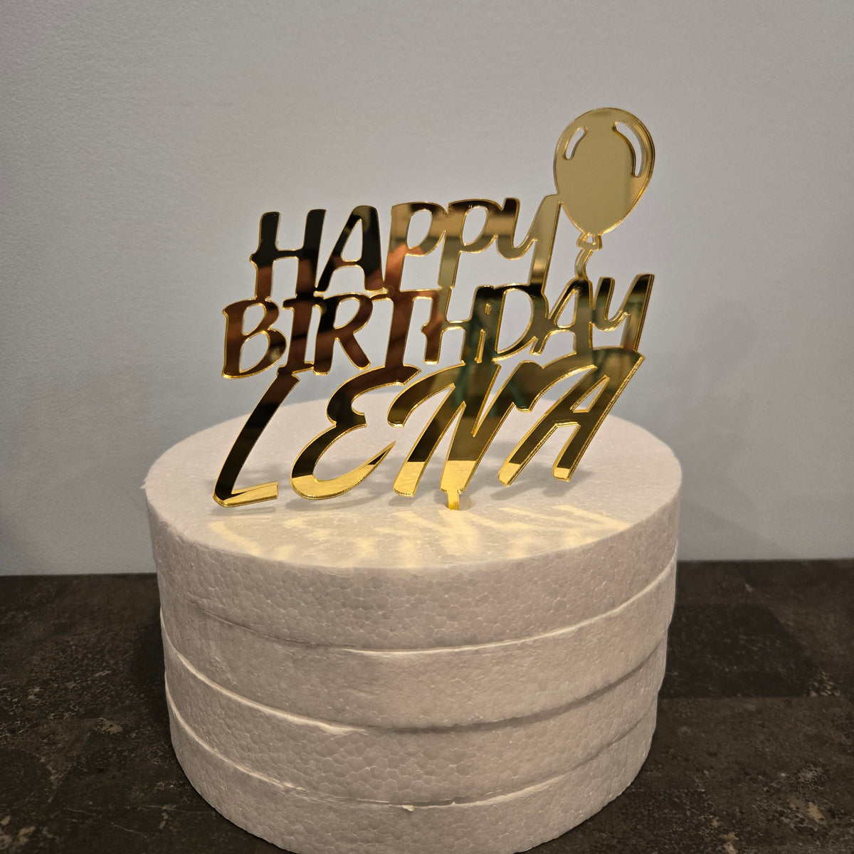 Happy Birthday Custom Cake Topper