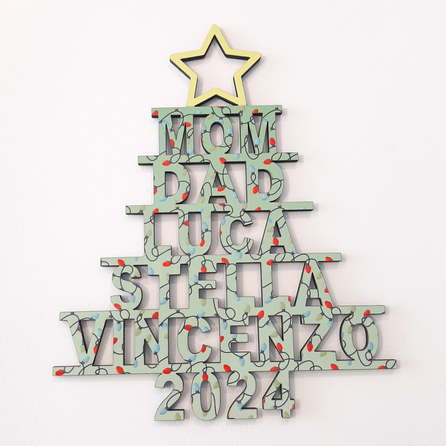 Christmas Tree Family Ornament