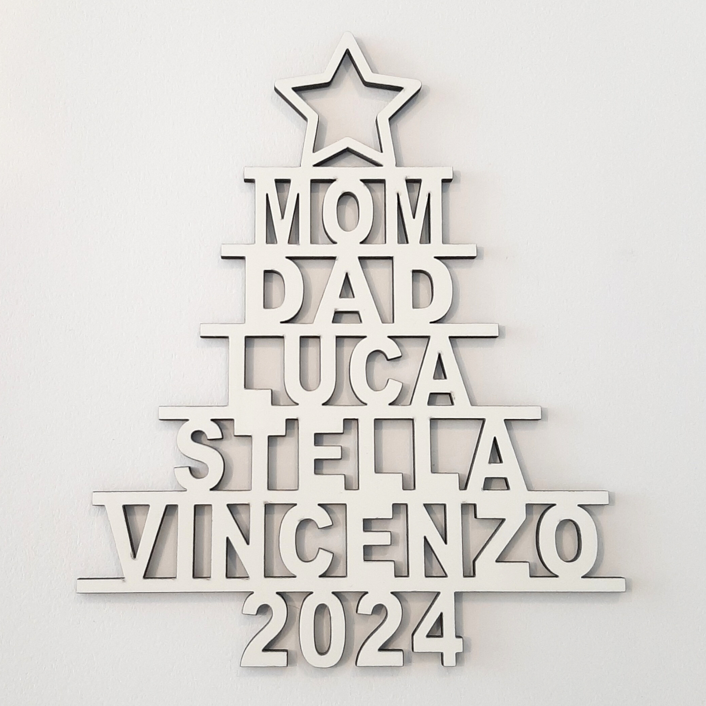 Christmas Tree Family Ornament