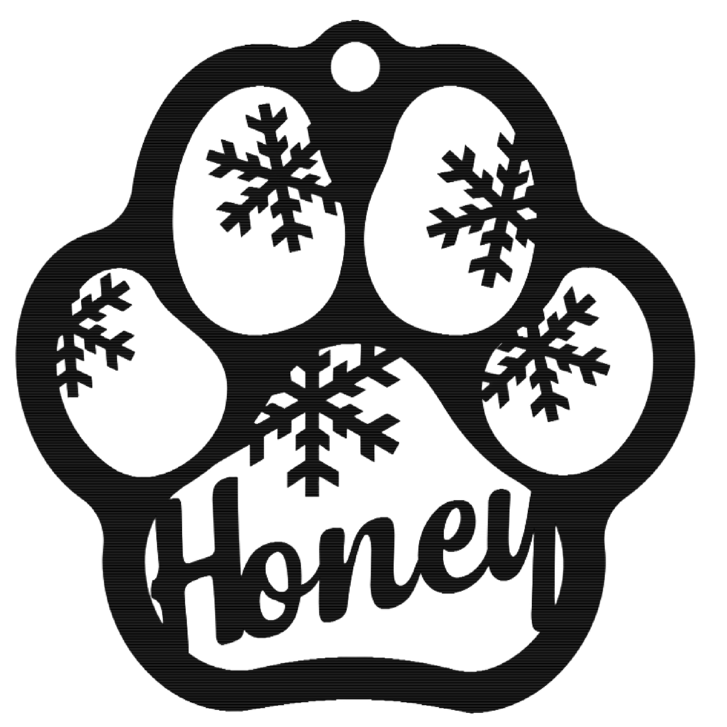 Personalized Dog Pet Name Ornament