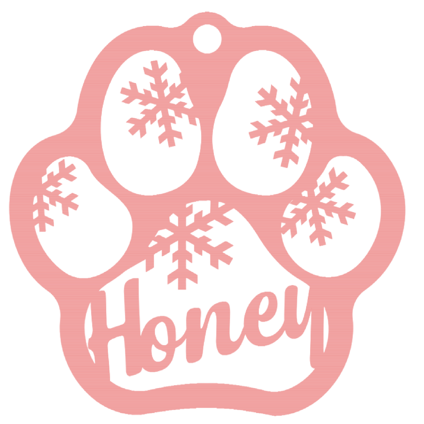Personalized Dog Pet Name Ornament