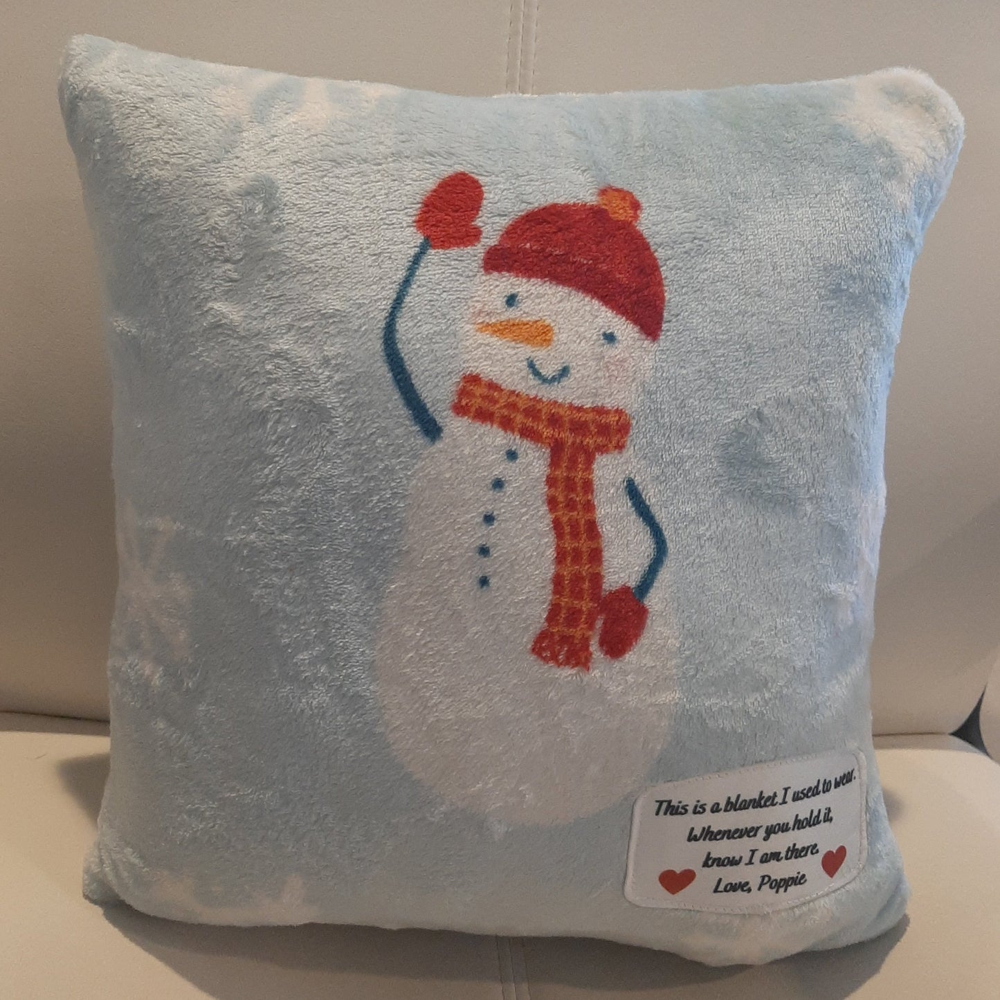 MEMORY or KEEPSAKE PILLOW made from your loved ones clothing