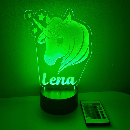 Personalized Unicorn LED Night Light Sign