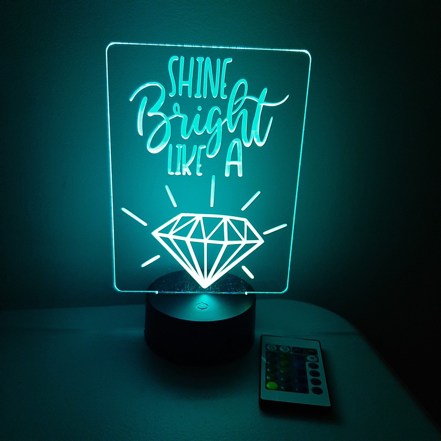 Shine Bright Like a Diamond LED Night Light Sign