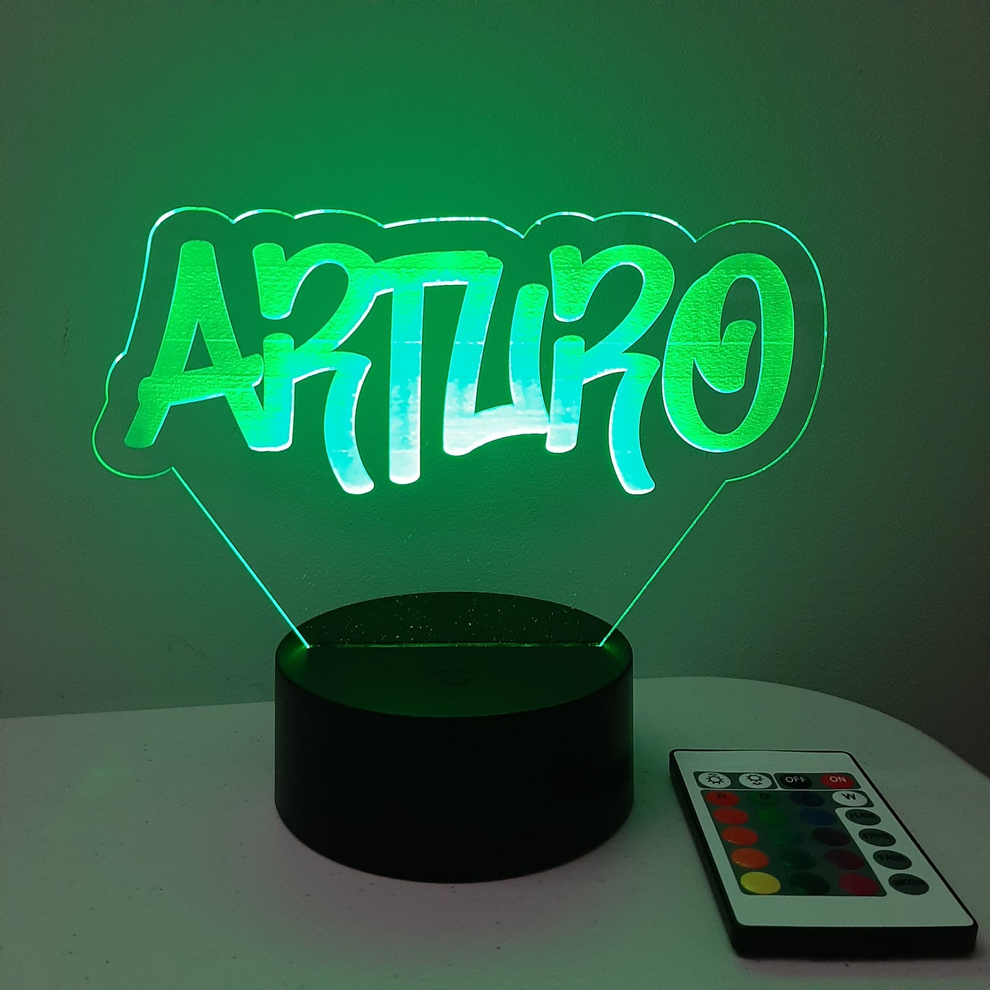 Personalized Graffiti Name LED Night Light Sign