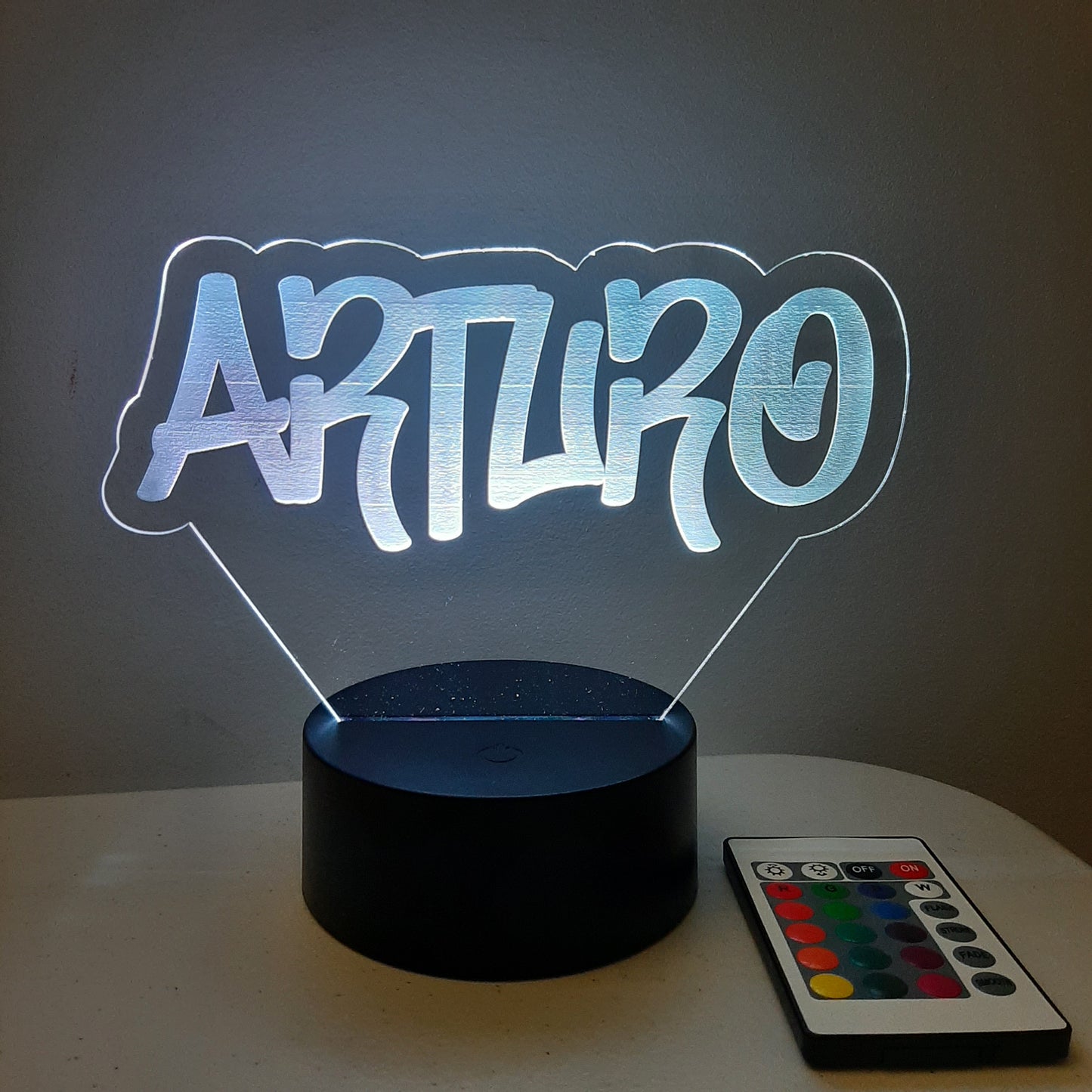 Personalized Graffiti Name LED Night Light Sign