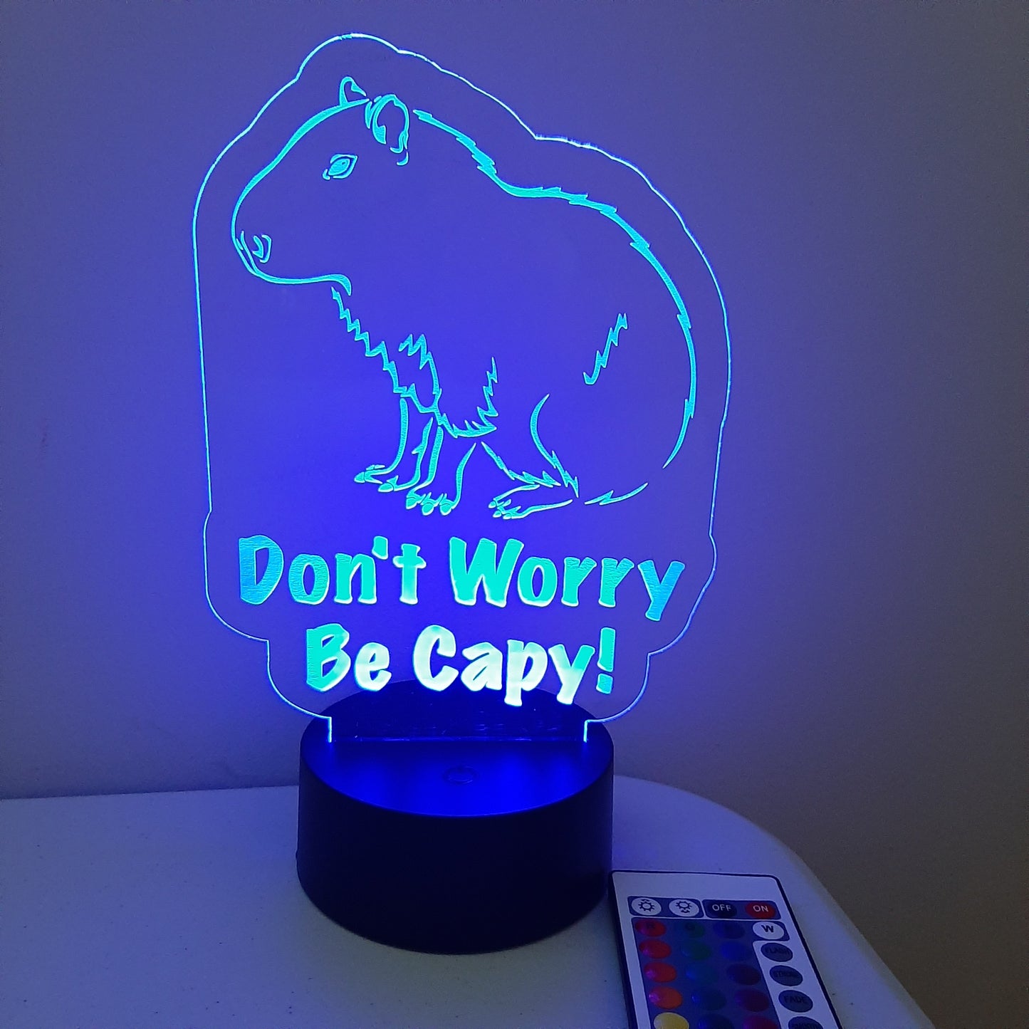 Capybara LED Night Light Sign