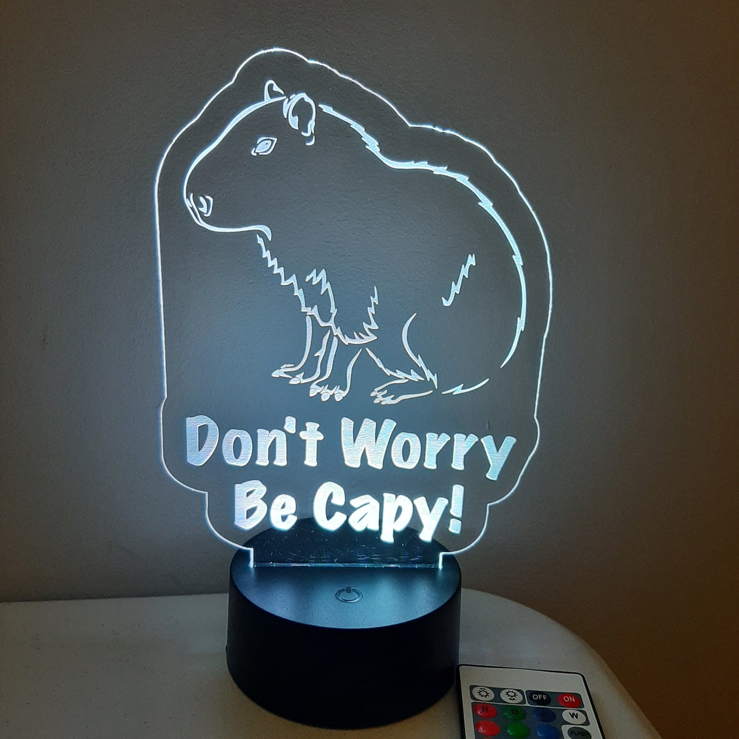 Capybara LED Night Light Sign