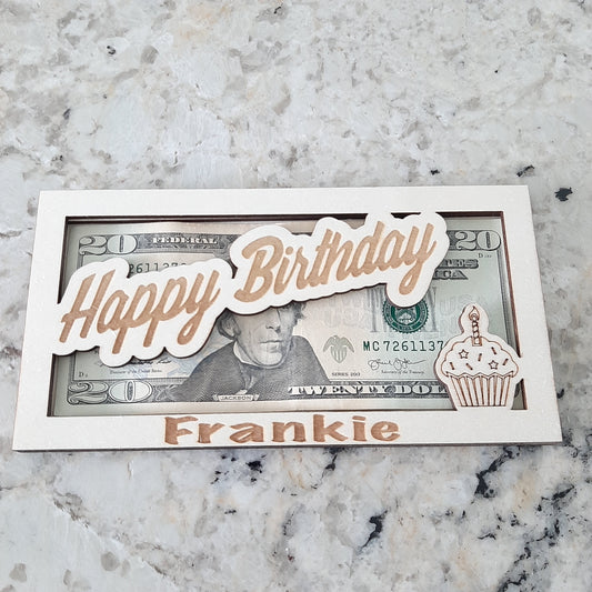 Happy Birthday Money Gift Holder