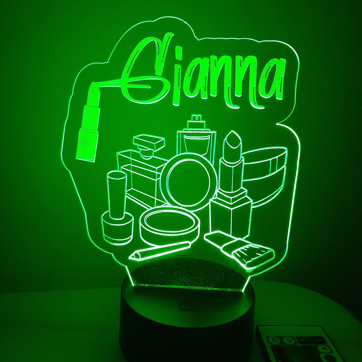 Personalized Makeup LED Night Light Sign