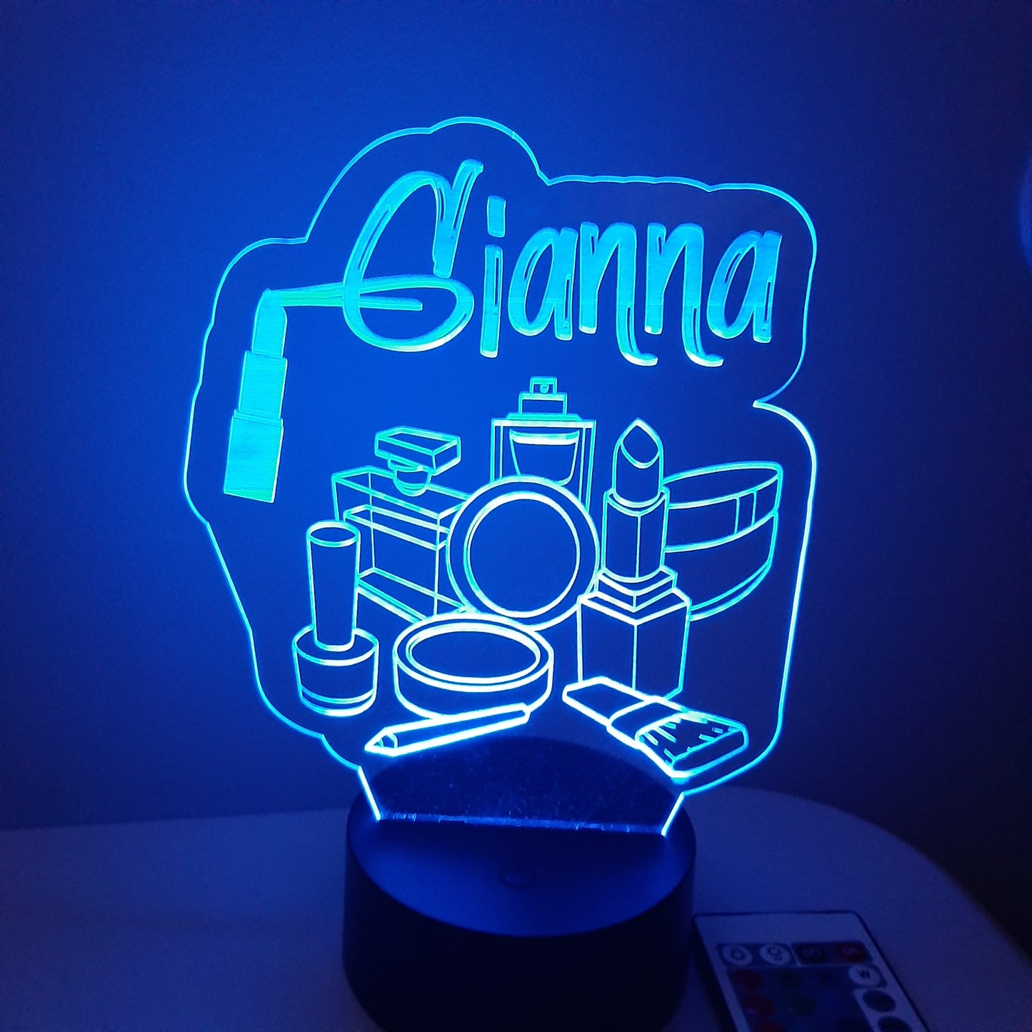 Personalized Makeup LED Night Light Sign