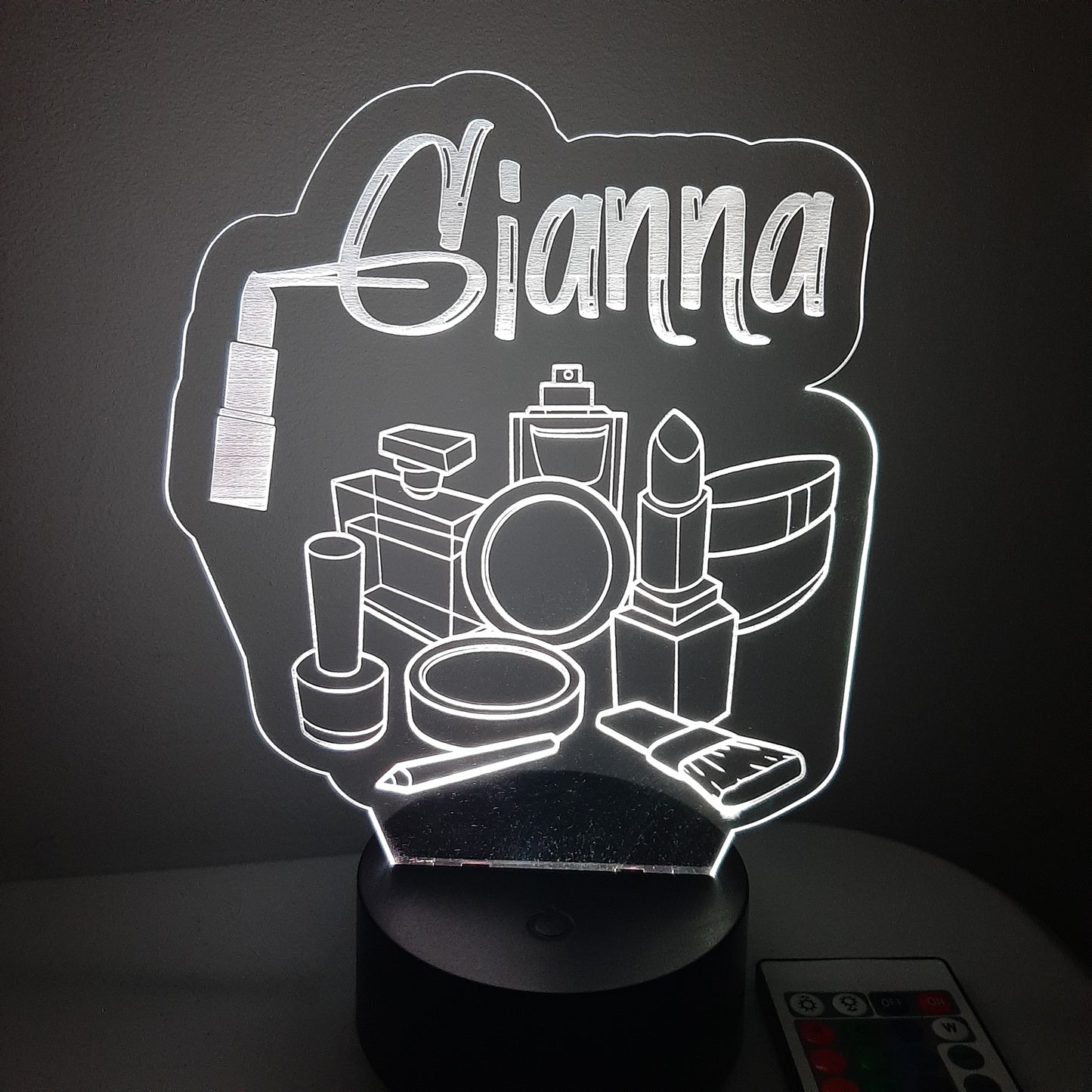 Personalized Makeup LED Night Light Sign