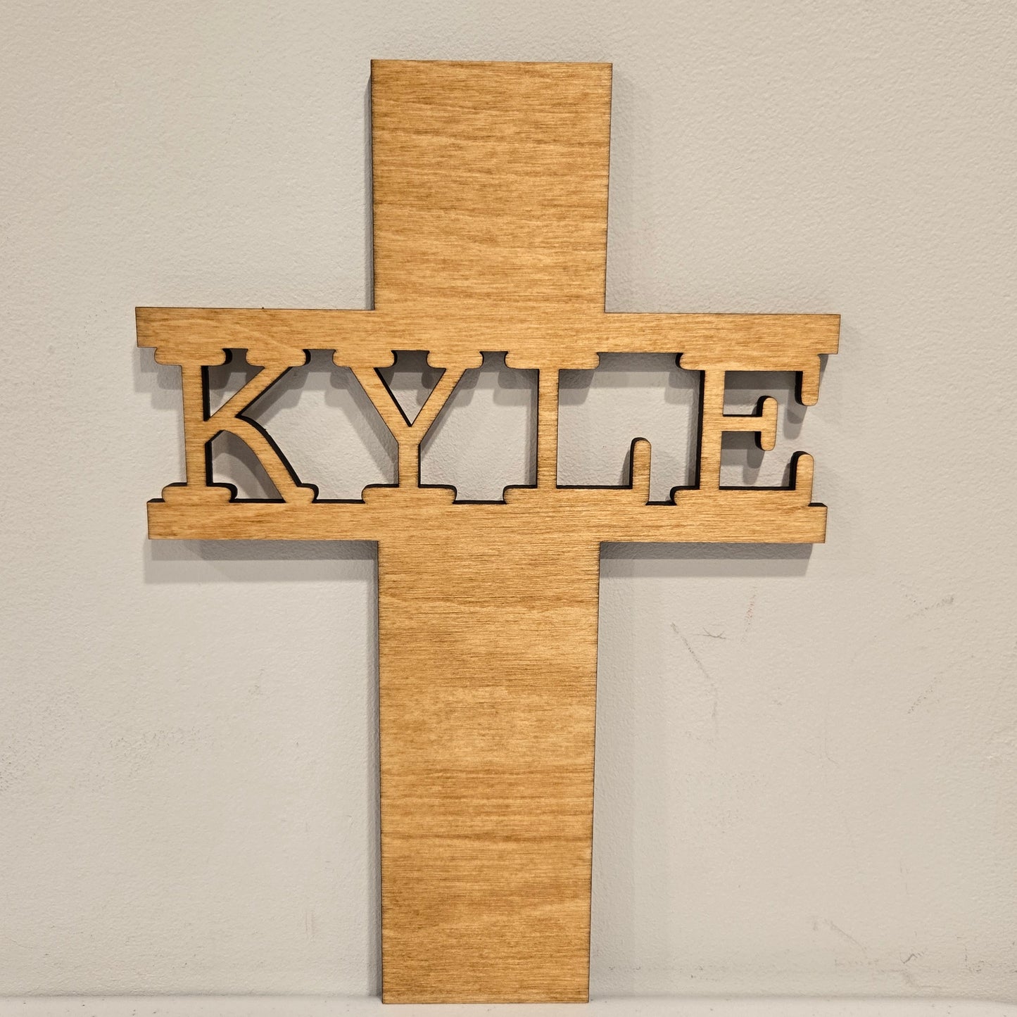 Personalized Wood Cross with Name