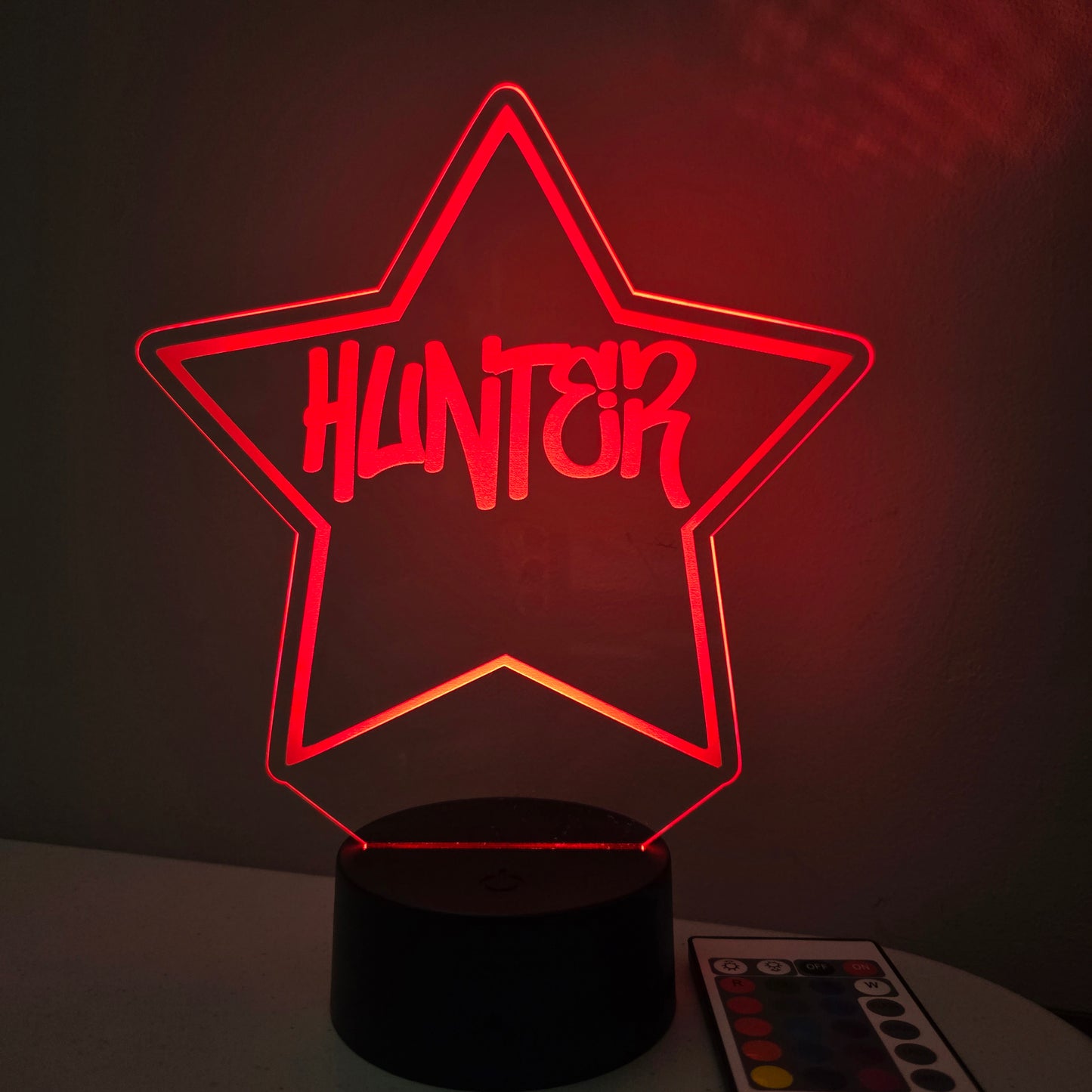 Personalized STAR Name LED Night Light Sign