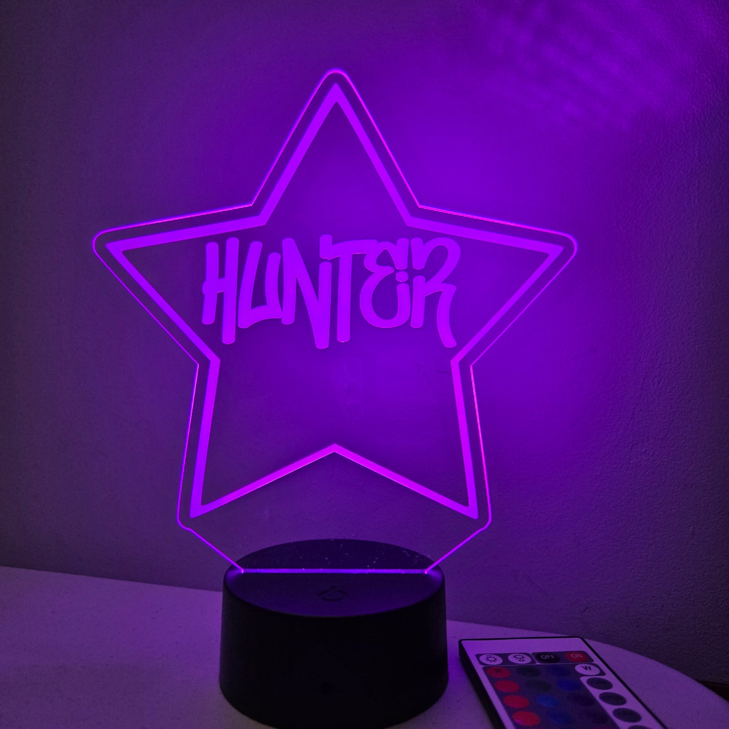 Personalized STAR Name LED Night Light Sign