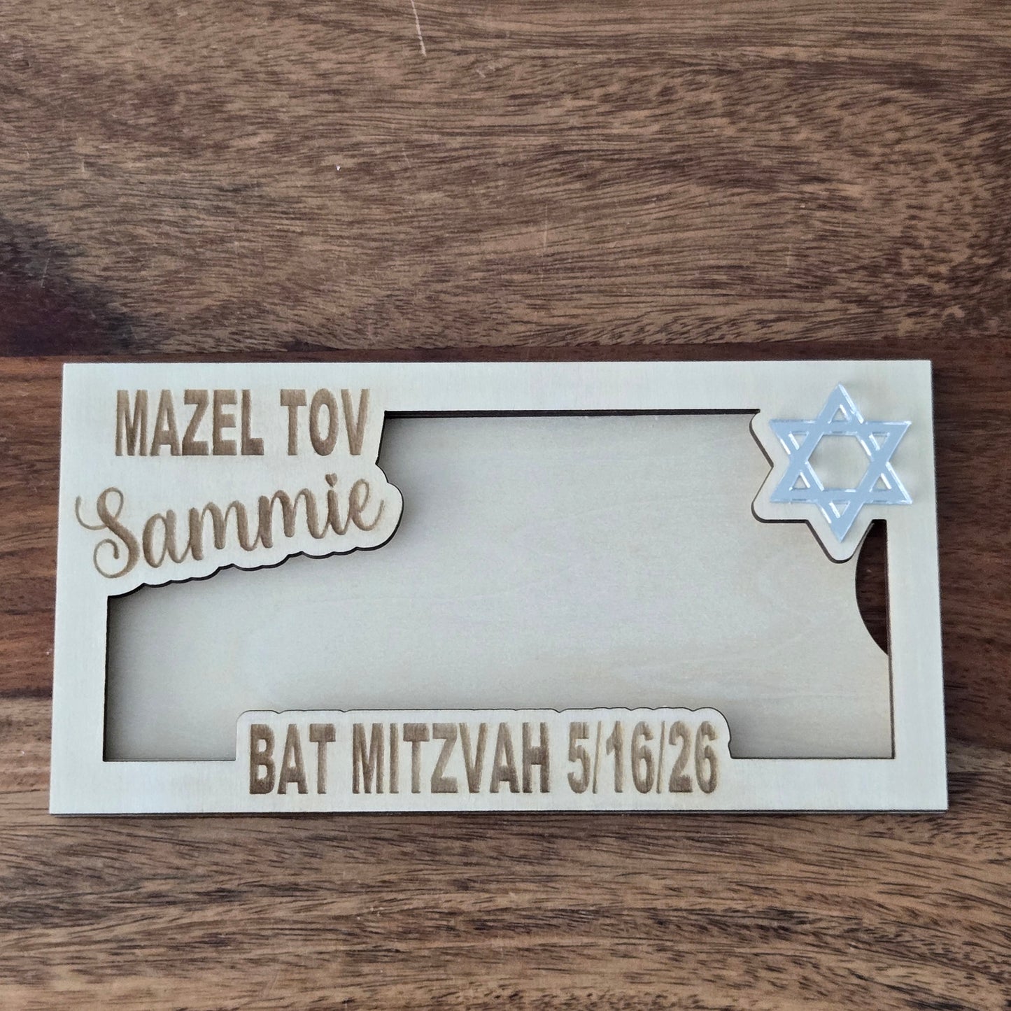 Bat Mitzvah / Bar Mitzvah Money Gift Holder