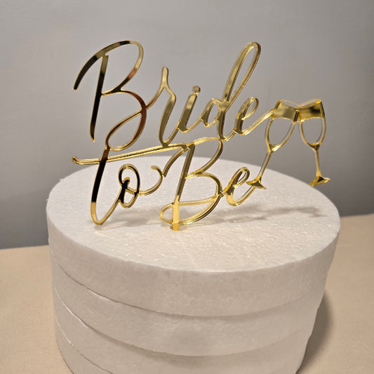 Bride to Be Cake Topper