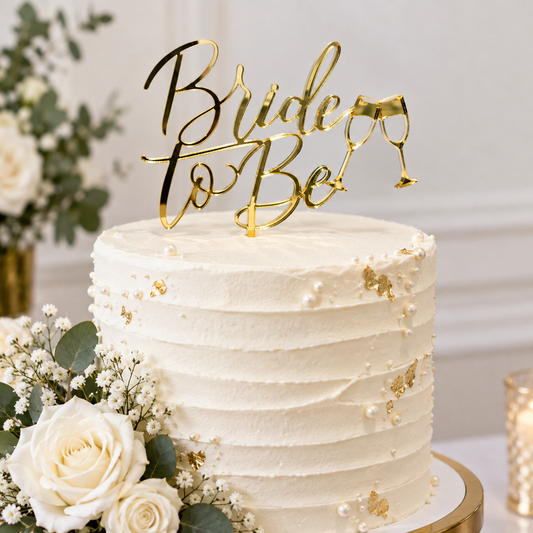 Bride to Be Cake Topper