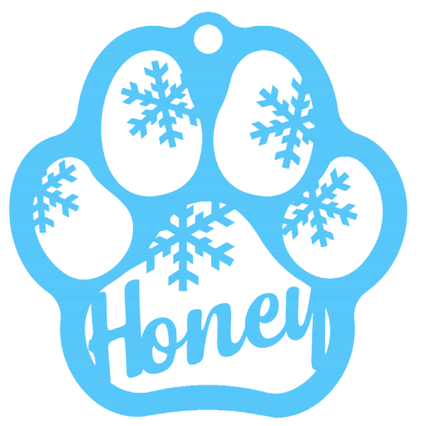 Personalized Dog Pet Name Ornament
